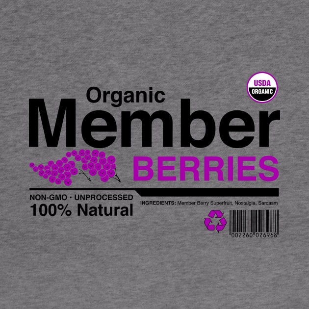 Organic Member Berries by WMKDesign